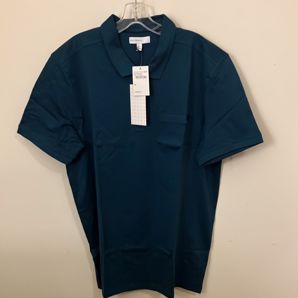 Calibrate XL Teal Golf Shirt/Polo New With Tags! - Picture 2 of 8